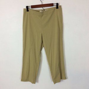 J Jill Pants Capri Stretch Olive Green Pants